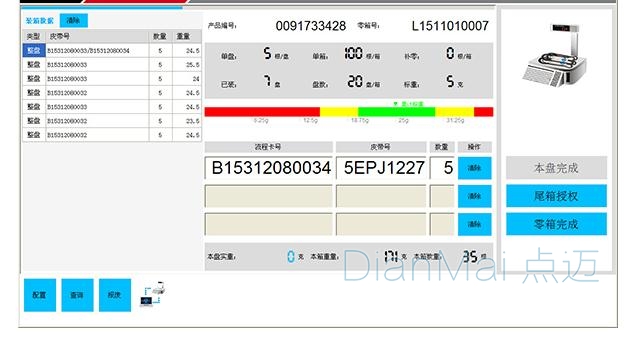 包裝稱重防錯系統